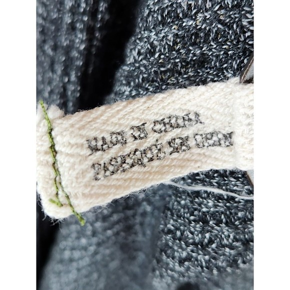 Free People We The Free Grey Blossom Waffle Knit Thermal Top Boho Hippi Size S - Picture 7 of 12